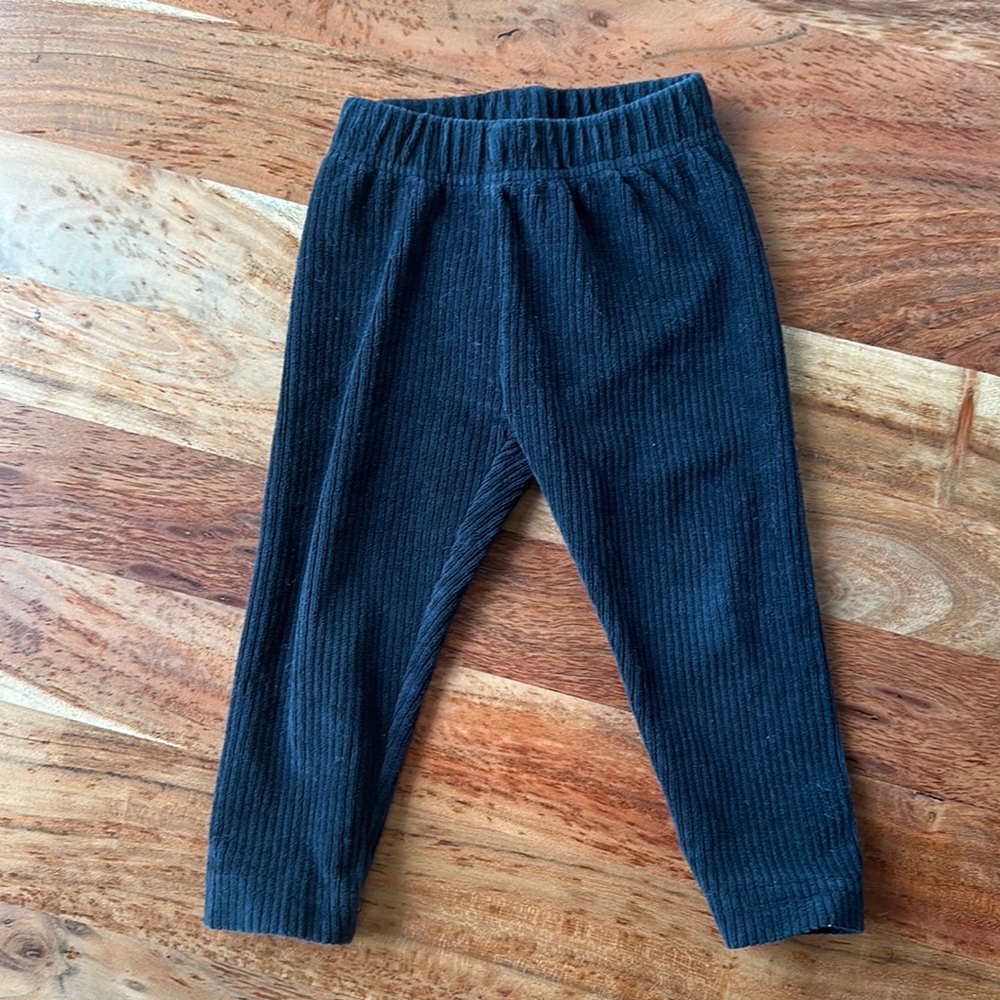 Hanna Andersson Ribbed Velour Leggings
